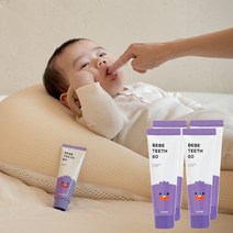 라비킷 베베티스60 유아 무불소 아기치약 블루베리향 60g 4개