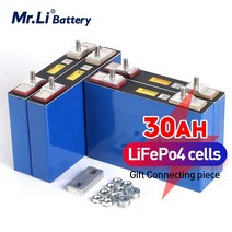 인산철배터리 MrLi 32V 30Ah LiFePO4 배터리 셀 30000mAh 리튬 철 인산염 깊은 사이클 Diy 12V 24V 36V 48V, 04 16pcs