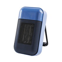 열풍기 500W 220V 전기 히터 팬 가정용 미니 사무실 데스크탑 휴대용 라디에이터 공기 방 주방용, 04 파란_02 EU