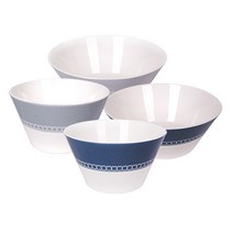 한국도자기 아름 2인 공기대접세트 4p, 공기(2p)+대접(2p)