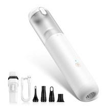 미니 송풍기 속눈썹 핸드 차량용 무선 진공 청소기 휴대용 강력한 자동차 에어 펌프 인, 2.White