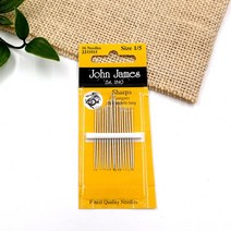 당일출고/ 존제임스 아플리케바늘, 아플리케바늘 1/5호