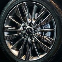 기아 더 뉴 K5 스퍼터링 18인치 카본블랙 자동차 휠 스티커 1세트