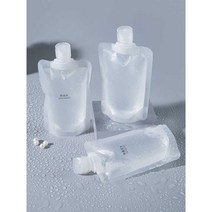 여행용 일회용 샘플백 화장품 샴푸 세면용품 팩 용기, 30ml+50ml+100ml(각 3개)