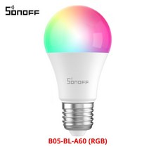 SONOFF B05-B-A60 와이파이 전구 E27 9W 220V-240V 스마트 LED RGB 디 밍이 가능 원격 제어 Alexa, 01 1PCS B05-BL-A60