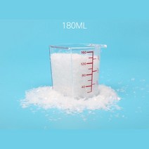 그립감이 좋은 안정적 손잡이 계량컵 180ml 조리계량컵 가벼운계량컵 계량기구 라면계량컵 요리용계량컵, 상세페이지참조