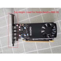 그래픽카드 rtx gtx 채굴용그래픽카드 Nvidia Quadro P600 2G DDR5 비디오 카드 DP 그래픽 사용, 01 Full Height
