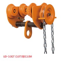 GDG7847 UDT 호이스트 기어트롤리 UD-2.0GT 3톤 3m UD3.0GT/5003701/UDT/트롤리