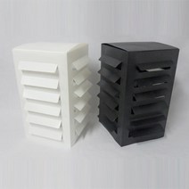 사이언쌤 햇빛차단 장치세트 광합성 백엽상 플라스틱 흰색겉지 검은색속지 과학 실험 교구, 흰색