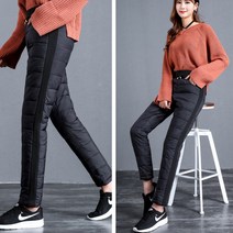 패딩/패딩바지 오리털패딩 깃털패딩 여성패딩바지 기모바지