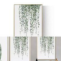 세로형 넝쿨 현대식 액자(60CMX80CM) 소그림액자 소액자 그림액자판매