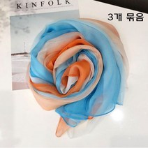 묶음상품기획전 실키 스카프 롱스카프 3개묶음