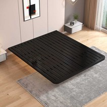 다다미 침대 원목 저상형 깔판 홈 침실 미니멀리스트, 화이트 길이1500mmx2000mm