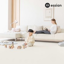 숨쉬는 노틈매트 슈퍼와이드 330x230 / 층간소음 방지 유아 아기 폴더 거실 놀이방 매트, 라이트그레이