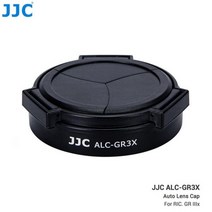 JJC GR IIIx Ricoh GR3x GRIIIx 용 자동 렌즈 캡 자동 개폐 렌즈 캡 커버 보호기 카메라 사진 액세서리, Auto Lens Cap