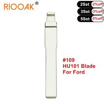 포드 퓨전 포커스 몬데오 랜드로버 재규어용 금속 포경 플립 HU101 FO21 FO38 19 90 KD 원격 자동차 키 블, 06 No.109