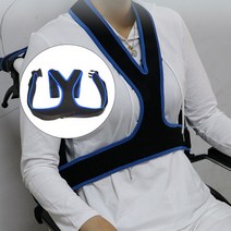 경량휠체어 노인 대여 가정용 휴대용 접이식 안전 벨트 통기성 미끄럼 방지 스트랩 케어