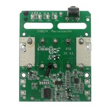 오디오 개발 보드 모듈 호환 메타보 18V 리튬 배터리 랙용 이온 충전 회로 기판 PCB, as shown