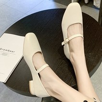 묘먀미 스트랩 여성 기본 메리제인 슈즈 단화