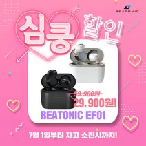 앱코 비토닉 EF01 IPX5방수 블루투스5.0 무선 이어폰 (ABKO BEATONIC EF01), 화이트