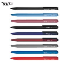 (모나미) 트리피스펜 0.5 0.7 1.0mm 1타(12자루) Triffis, 0.5mm 블랙(12자루), 1개