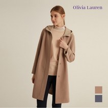 올리비아로렌 아울렛 이월 봄 울저지 후드자켓 VOCFUXS1231