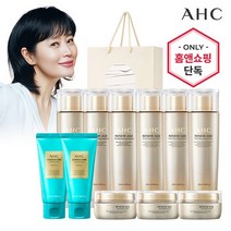 AHC 홈앤 단독! 인기★ 리뉴에이지 토너 3개+로션 3개+크림 3개+클렌징폼 2개+쇼핑백