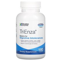 휴스턴 엔자임 TriEnza 소화 장애를 위한 효소 180정