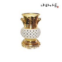 황금투각분(대) 난 황금 투각분 화분 난화분 청자분 화초 난키우기 나라아트