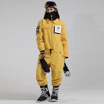GsouSnow 공식 직영 설복 점프슈트 여성용 단판 더블 보드 두껍게 하다 보온하다 겨울 헐렁하다 남성용 점프슈트 남녀공용 스키복 방풍 방수 방한 보온 보드복