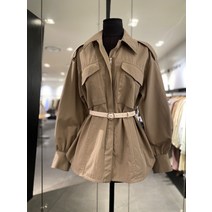 VOV 벌룬 슬리브 벨티드 사파리 점퍼(7121320801)(1369577)