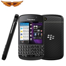 Q10 원래 잠금 해제 블랙 베리 Q10 듀얼 코어 8MP 16 기가 바이트 ROM 2 기가 바이트 RAM 블루투스 와이파이 2100MAH 쿼티 키보드 스마트 폰, Standard|Black