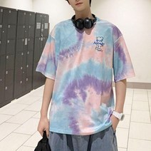 남자 루즈핏반팔티 저렴한티셔츠쇼핑몰 반팔티 남자의 남자대학생스트릿룩 스타일 10대유니크 남자여름패션
