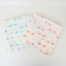 무형광 이중 엠보 코끼리 다용도 타올, 핑크