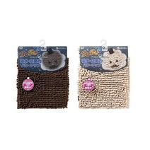 발 매트 러그 목욕 흡수 SUSU 스트롱 W 항균 2 장 세트 L 사이즈 약 50 x 80cm 초콜릿 브라운 페일 살구