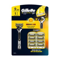 질레트 퓨전 프로쉴드 면도기1개+면도날6개/질레트면도기/질레트면도날