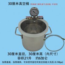 진공 레진 탈포기 스테인리스 에폭시 실리콘 고성능, 30x30cm 진공통