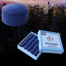 브런 즈윅 당구 스누커 블루 다이아몬드 큐 팁 11mmM 경도, [01] 1pcs