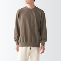 [MUJI] 남성 테리 트레이너 맨투맨 ABG03A2A