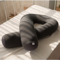 바나나리빙 쫀득 마약바디필로우 마이크로에어볼 U자, 뚱뚱이 아이보리