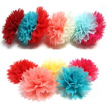 천사리본 카네이션 꽃송이 수국 쉬폰 카네이션꽃 원단꽃 완제품 스승의 날 어버이 날, (소), 2개, 노랑