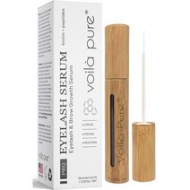 속눈썹영양제 속 베이글 Voila Pure Eyelash Growth Serum PRO 10ml Lash Brow Boost Enhancer 길고 두껍고 풍성한 속눈썹 비오틴, 단일수량