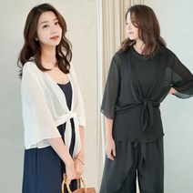 J31052 여신 쉬폰 볼레로 가디건엄마옷엄마선물