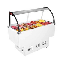 카페 아이스크림 대용량 젤라또 쇼케이스 보관 냉동, 아크 후면 도어 18개 상자