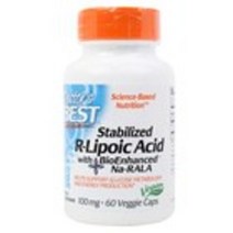 닥터스베스트 스태빌라이즈드 R-리포익 애시드 100mg 베지 캡 글루텐 프리 비건, 60개입, 1개