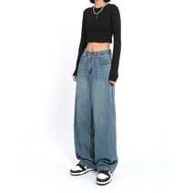 그런지룩 걸스힙합 청바지 스트릿패션 오버룩 스트릿옷 유니크한옷 테크웨어 스웻셋업 댄서옷 우븐팬츠 5