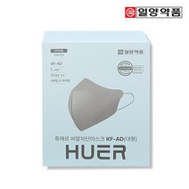 일양약품 휴에르 국산 컬러 새부리형 KF-AD 마스크 대형 100매, 일양_휴에르_새부리_ KFAD베이지_100매