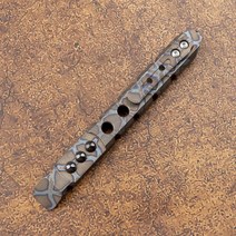 티타늄 합금 crowbar 야외 자기 방어 휴대용 edc 병따개 세라믹 구슬 유리 impactor 다기능 도구, [01] A
