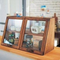 컵진열장 차단스 그릇 주방 머그컵 찻장 그릇찬장, 이중문, G
