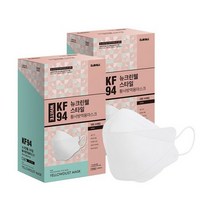 뉴크린웰 스타일 황사마스크 대형 KF94, 30개입, 2개, 화이트